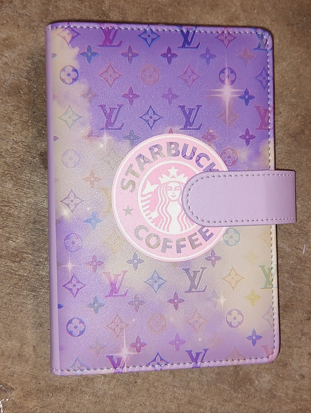 New! A6 Size Design8r Starbucks Soft Cover Binder Notebook With Paper